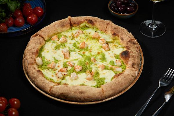 Pizza Creveti Zucchini